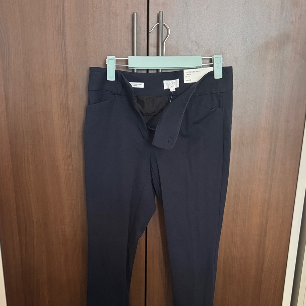 LOFT Women's Dark Blue Tailored Pants